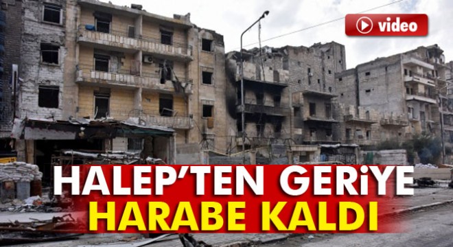 Halep kalıntılar içinde