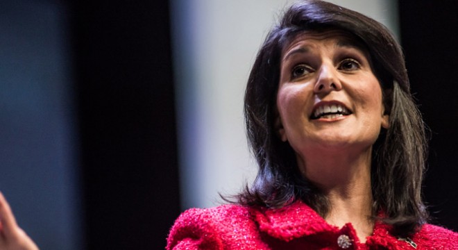 Haley'den BM'nin kararına karşı oy kullanan ülkelere resepsiyon