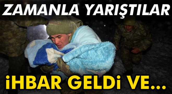 Hasan bebek helikopterle hastaneye ulaştırıldı