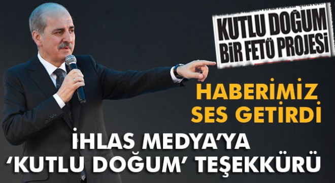 İhlas Medya'ya Kutlu Doğum teşekkürü