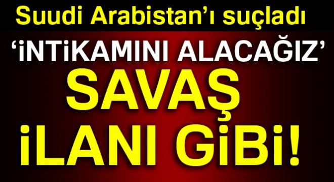 İran Devrim Muhafızları: 'Saldırının arkasında Suudi Arabistan var'