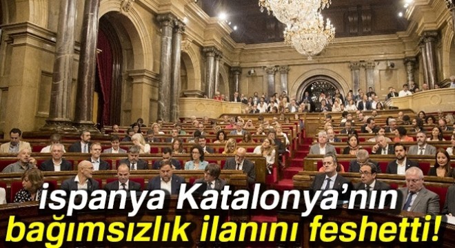 İspanya Katalonya'nın bağımsızlık ilanını feshetti