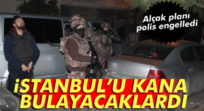 İstanbul'da terör örgütü PKK operasyonu