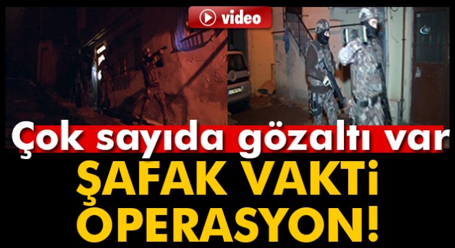 İstanbul'da uyuşturucu operasyonu