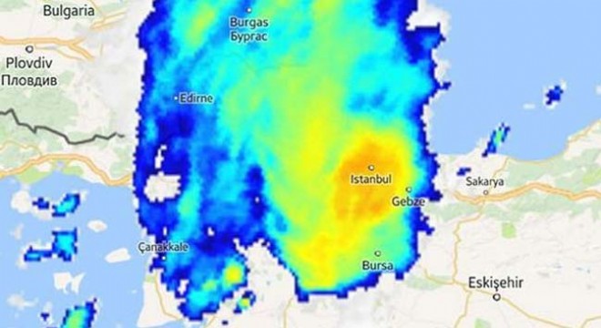 İstanbul'da yağış başladı