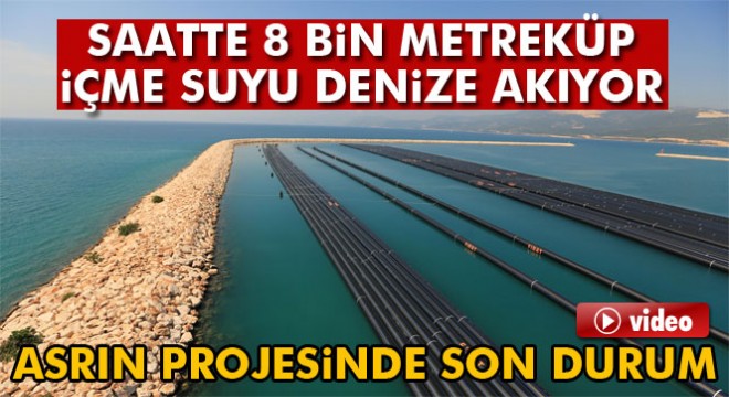 KKTC Tarım ve Doğal Kaynaklar Bakanı Nazım Çavuşoğlu: 'Borular döşenene kadar, su maalesef denize akacak'