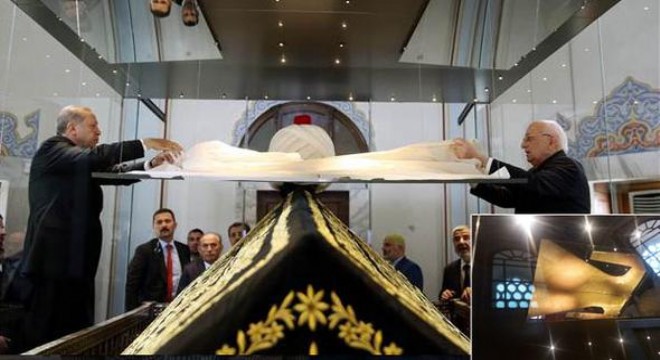 Kaftan 12 yıl sonra yeniden türbede