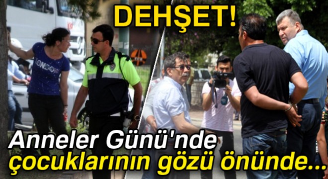 Karısını bıçakladı, taksi şoförünü rehin aldı