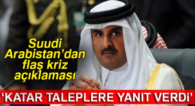 Katar'dan 13 maddelik talep listesine yanıt