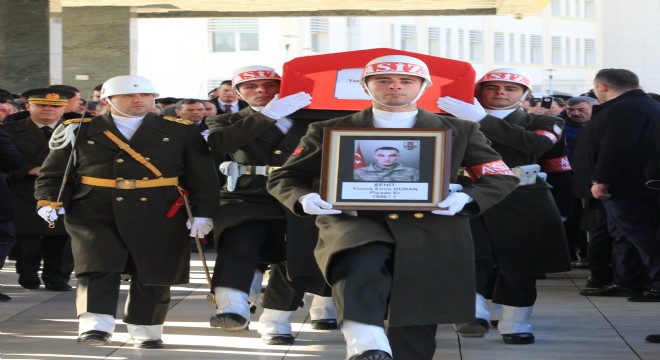Kayseri şehidi Ankara'da son yolculuğuna uğurlandı