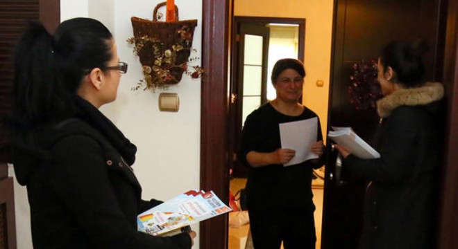 Keçiören'de evde  geri dönüşüm