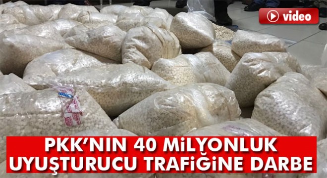 Kocaeli'de PKK'nın 40 milyonluk uyuşturucu trafiğine darbe