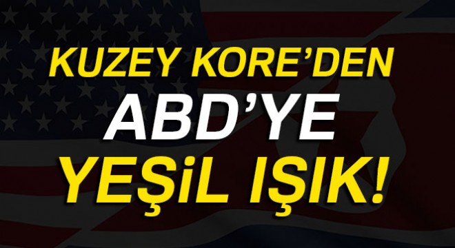 Kuzey Kore'den ABD'ye yeşil ışık