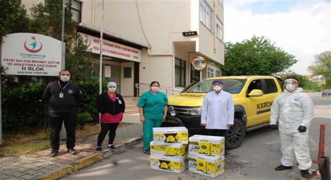Kärcher'den İstanbul'daki hastanelerin koronavirüsle mücadelesine destek
