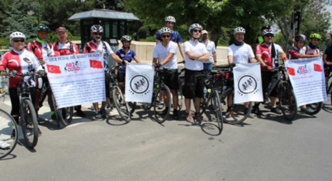 LÖSEV için bisikletle Ankara'ya