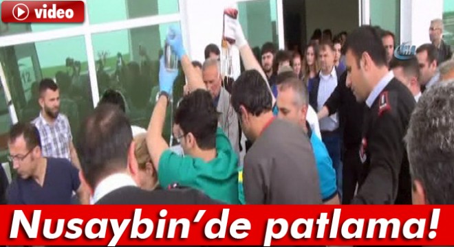 Mardin Nusaybin'de patlama: 2 çocuk ağır yaralandı