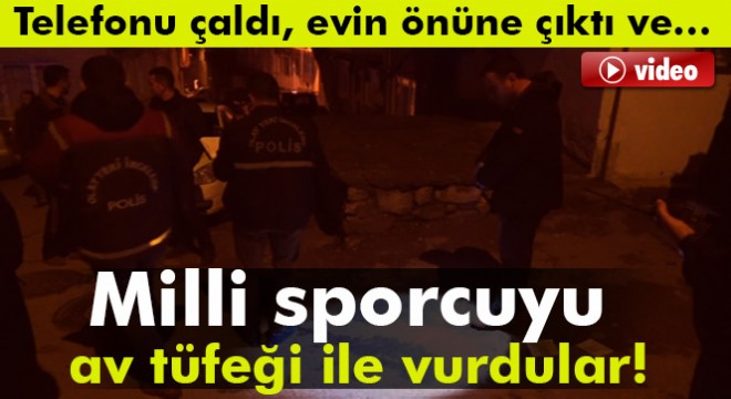 Milli sporcu Mehmet Muhittin Saltık'a silahlı saldırı