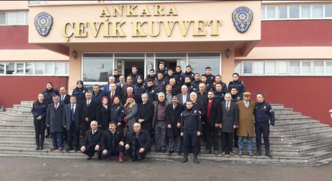 Muhtarlardan Emniyet'e moral ziyareti