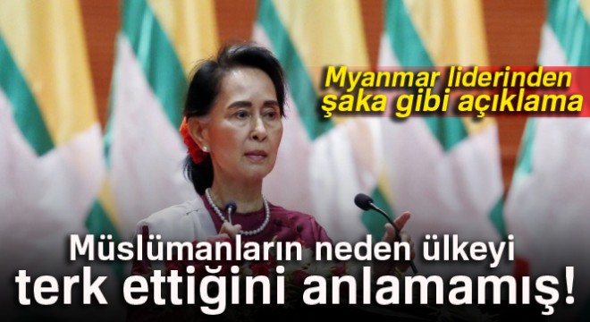 Müslümanların neden ülkeyi terk ettiğini anlamamış