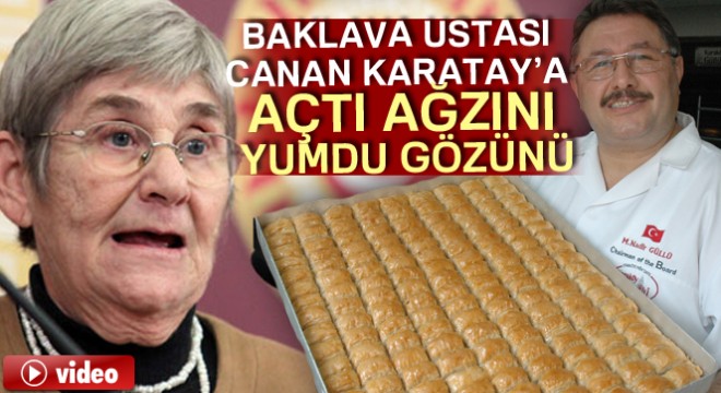 Nadir Güllü'den 'baklava yemeyin' diyen Canan Karatay'a sert tepki