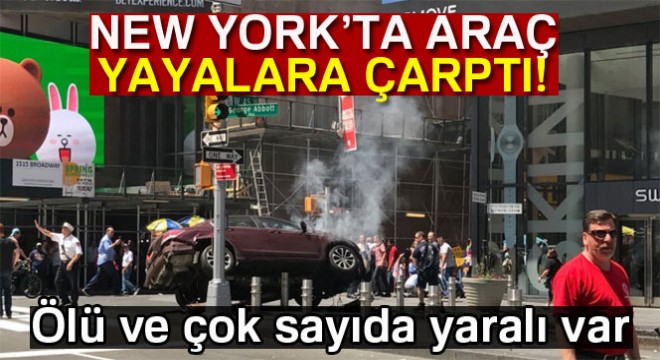 New York'ta yayalara çarpan sürücü gözaltına alındı