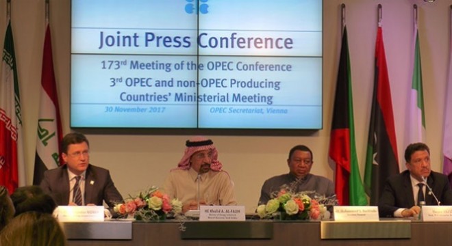 OPEC 'üretimde kısıtlama süresini' 2018 sonuna kadar uzattı