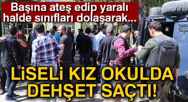 Okula silahla gelen öğrenci dehşet saçtı