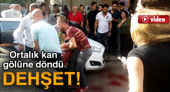 Onlarca kişinin önünde bacanağını bıçakladı