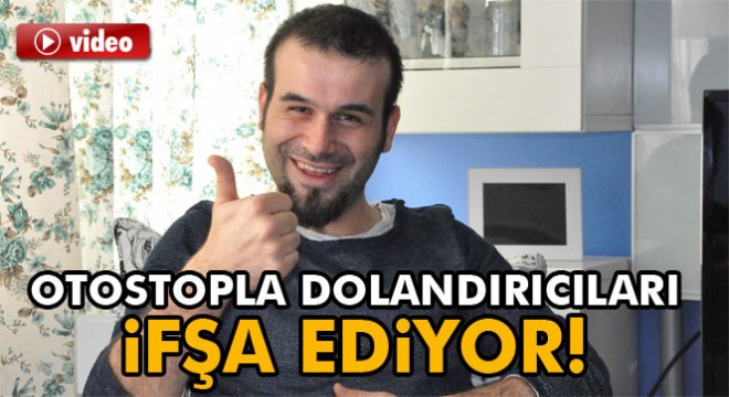 Otostopla arabasına aldığı dolandırıcıları ifşa ediyor