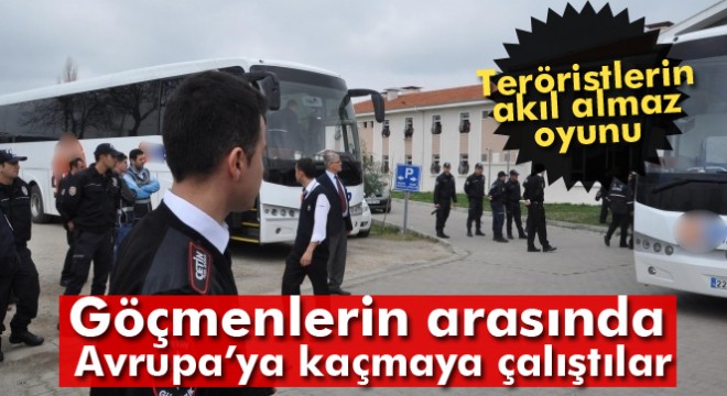 PKK'lılar göçmenlerin arasında Avrupa'ya kaçmaya çalıştılar