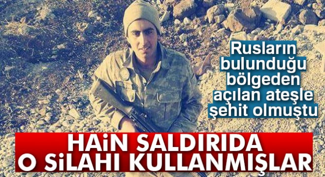 PYD hain saldırıda o silahı kullanmış