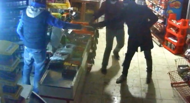 Pompalı soygunu kamera kaydetti