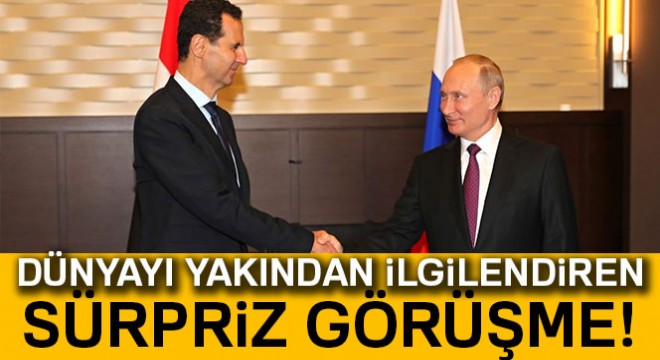 Putin ve Esad Suriye'yi görüştü