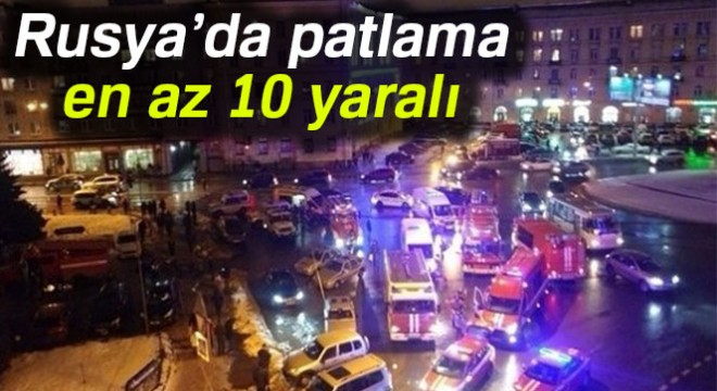 Rusya'da patlama: en az 10 yaralı