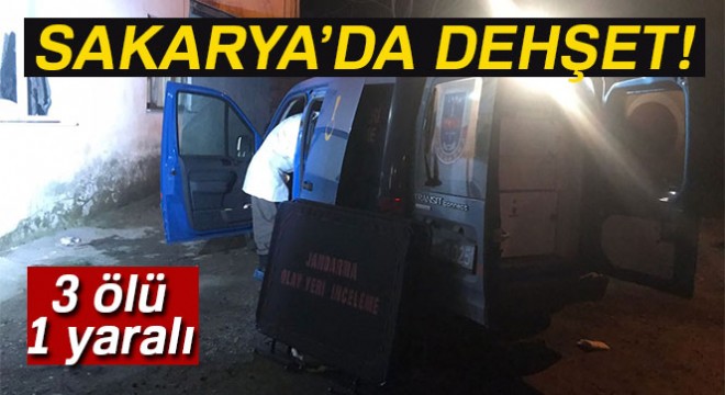 Sakarya'da kayınbirader dehşet saçtı: 3 ölü, 1 yaralı