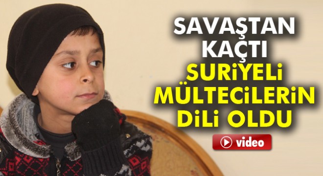 Savaştan kaçan 11 yaşındaki Suriyeli çocuk mültecilerin dili oldu