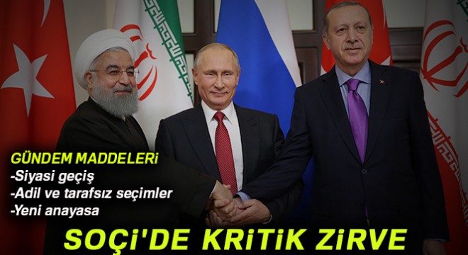 Soçi'de kritik zirve