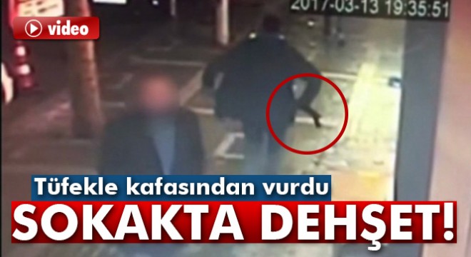 Sokak ortasında yaşanan dehşet kamerada