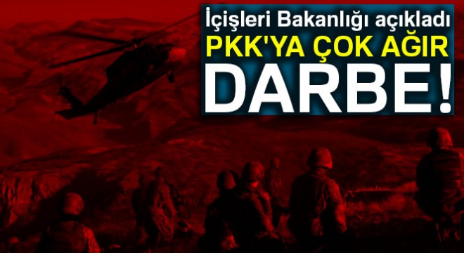 Son bir hafta içinde 25 terörist etkisiz hale getirildi