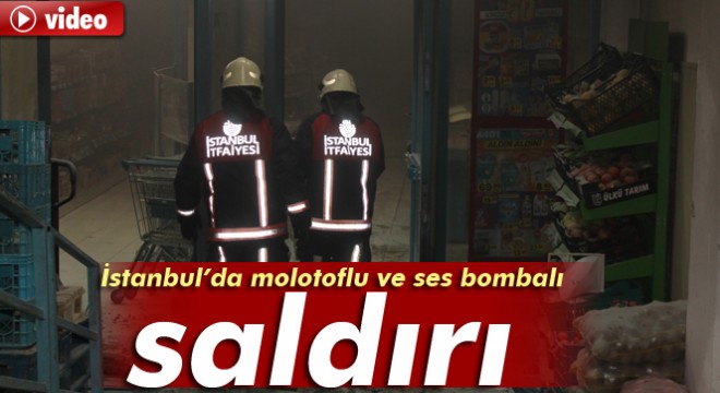 Son dakika haberleri! İstanbul Kağıthane'de molotoflu ve ses bombalı saldırı