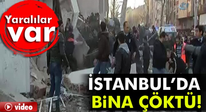 Son dakika haberleri! Zeytinburnu'nda bina çöktü