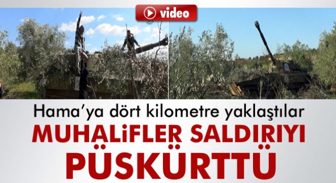 Suriyeli muhalifler Hama'ya dört kilometre yaklaştı