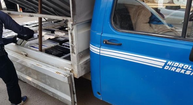 Suriyeliye kaçak sigara gözaltısı