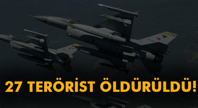 TSK: 'Kandil'de 27 terörist etkisiz hale getirildi'