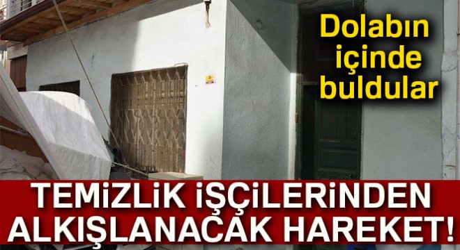 Temizlik işçilerinden alkışlanacak hareket