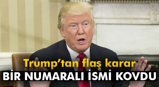 Trump, FBI Başkanı Comey'i görevden aldı