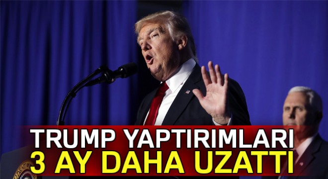 Trump, Sudan'a yaptırımların kaldırılması kararını 3 ay uzattı