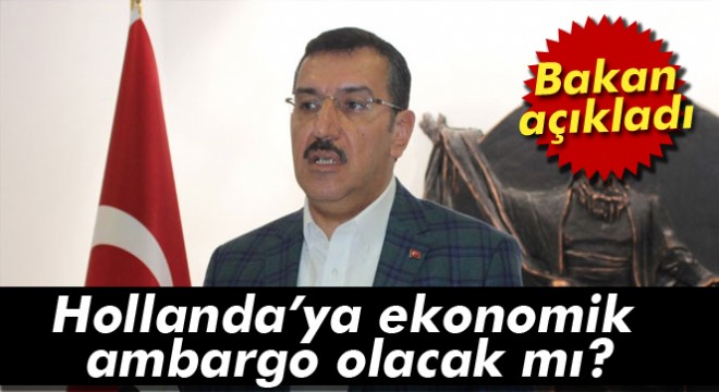 Tüfenkci: Biz ambargonun halkları etkilediğini düşünüyoruz