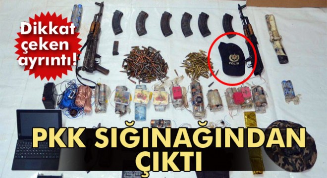 Tunceli'de bomba düzenekleri ve çok sayıda mühimmat ele geçirildi