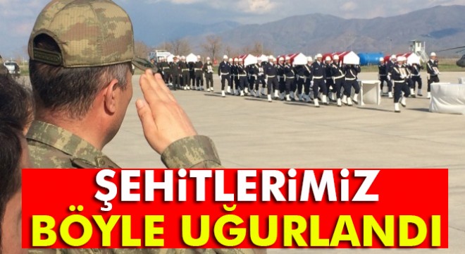 Tunceli şehitleri törenle memleketlerine uğurlandı